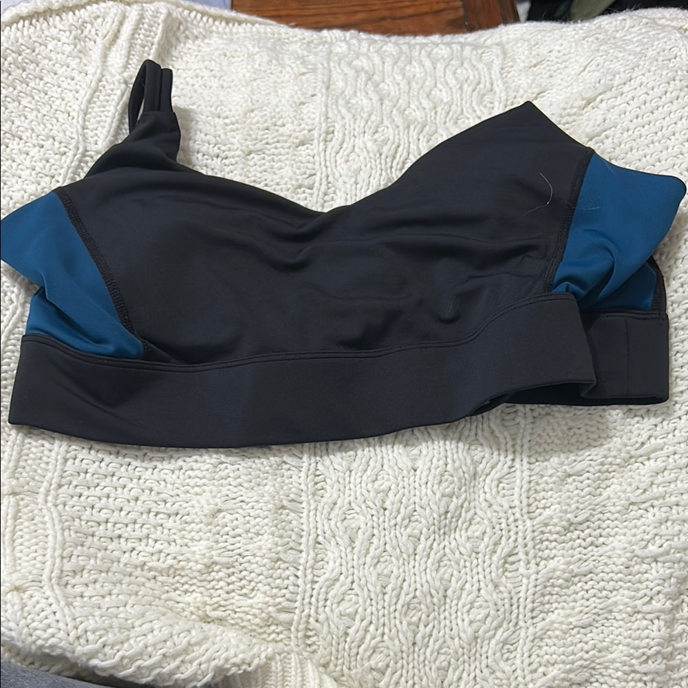 Black and Blue Sports Bra